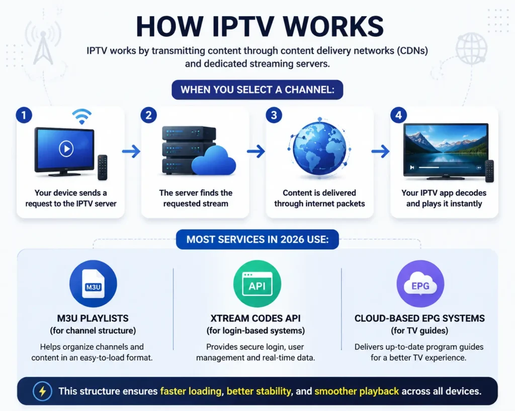 How IPTV works