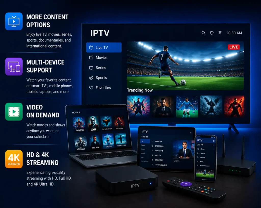 IPTV streaming and device setup