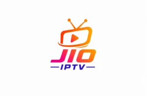 Jio IPTV Panel Colorful TV logo with bold text