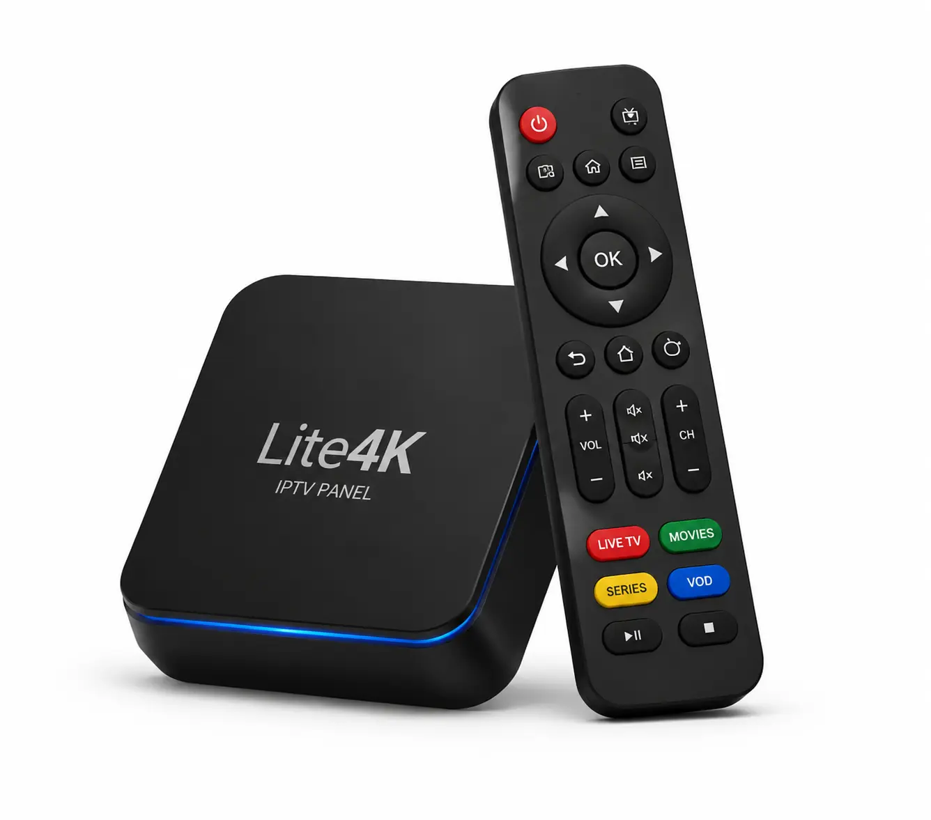 Streaming device and remote control setup