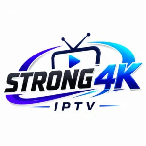 Strong 4K IPTV logo design