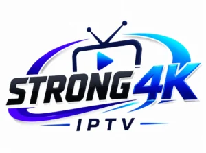Strong 4K IPTV logo design