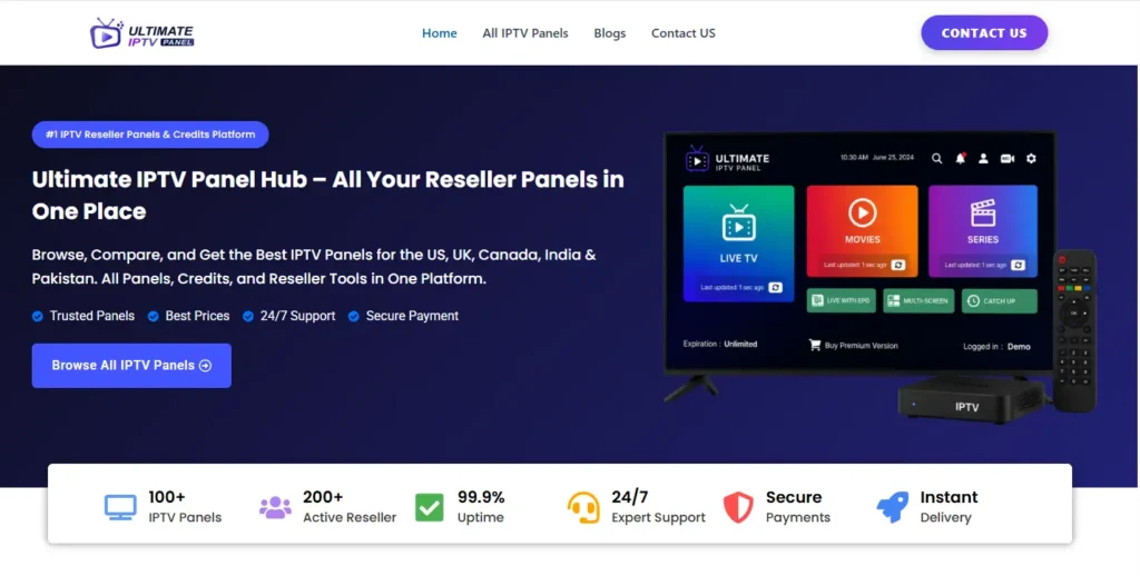 Ultimate IPTV Panel Canada – Reliable Panels & Server Solutions