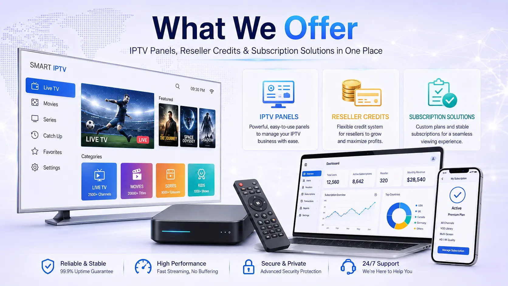 Tech-driven IPTV solutions and interface